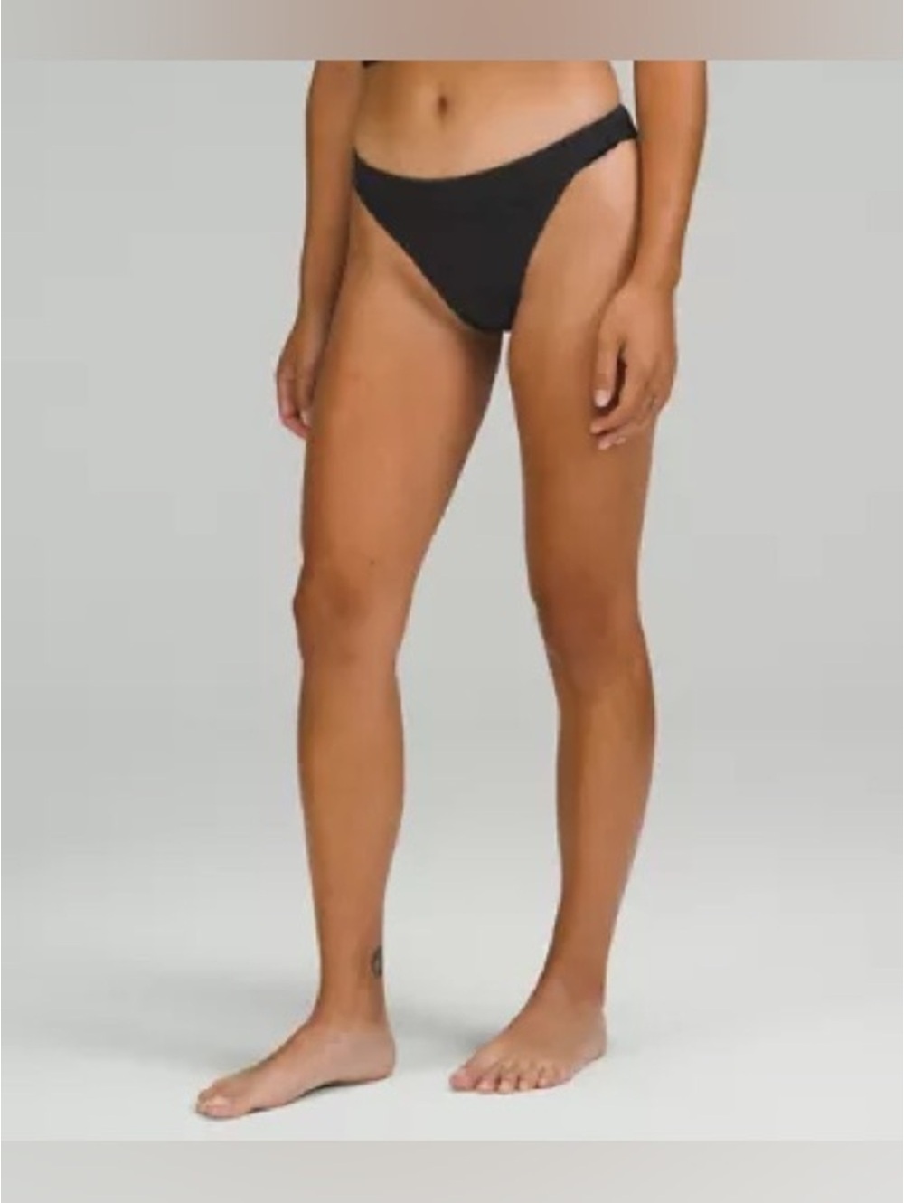 🆕🖤 Lululemon Diamond Grid Skimpy Fit Swim Bottoms - Black